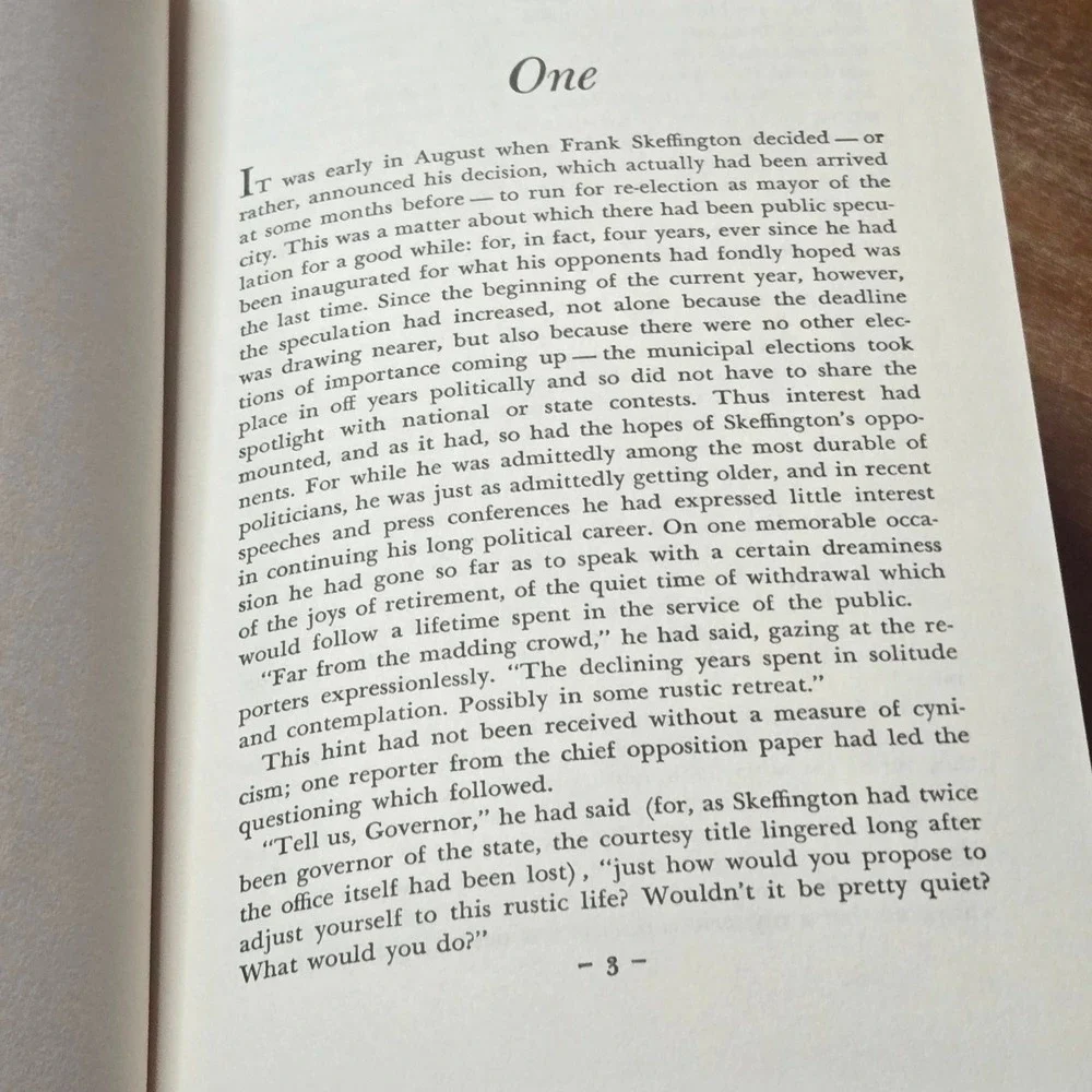 Little Brown The Last Hurrah Edwin O'Connor 1956 Vintage Hardcover Book‎